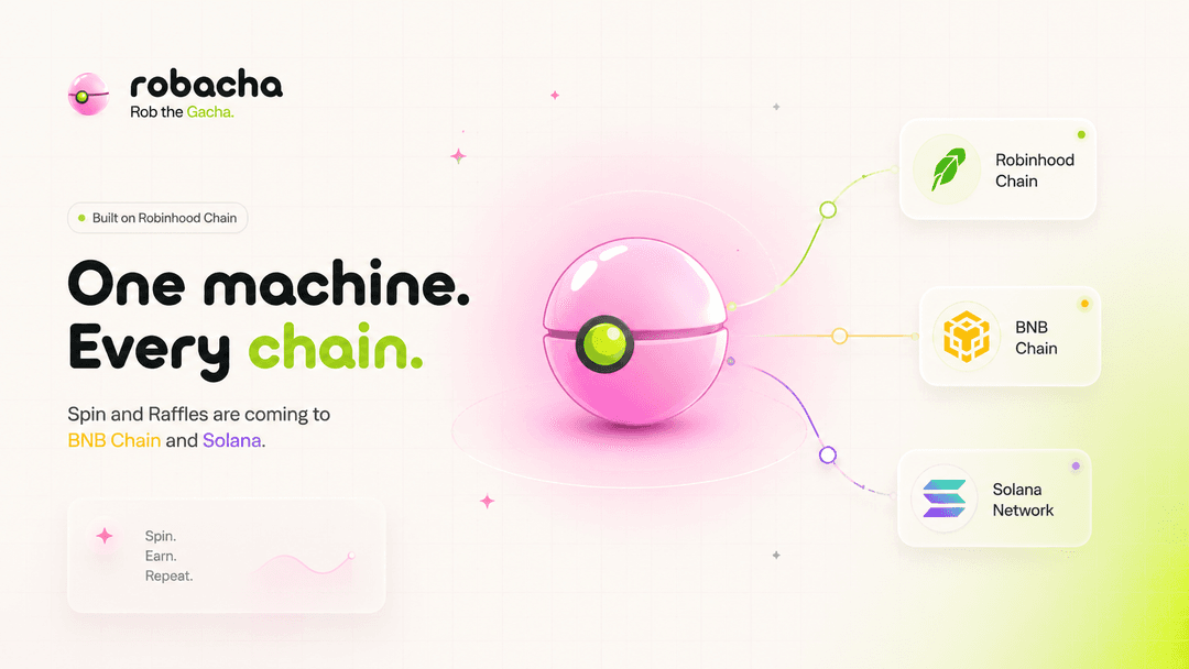 Robacha is going multi-chain: Spin and Raffles are coming to BNB Chain and Solana